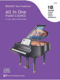 Bastien New Traditions: All In One Piano Course Level 1B (noty na klavír)
