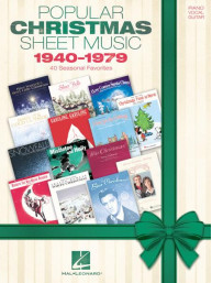 Popular Christmas Sheet Music: 1940-1979 (noty na klavír, zpěv, akordy)