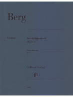Alban Berg: String Quartet op. 3 (noty pro smyčcový kvartet)