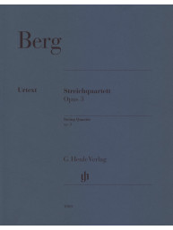 Alban Berg: String Quartet op. 3 (noty pro smyčcový kvartet)