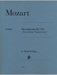 W.A. Mozart: Divertimento 'Eine Kleine Nachtmusik' K.525 (noty pro smyčcový kvartet, kontrabas)