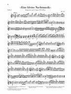 W.A. Mozart: Divertimento 'Eine Kleine Nachtmusik' K.525 (noty pro smyčcový kvartet, kontrabas)