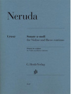 Johann Baptist Georg Neruda: Sonata in A minor (noty na violoncello, basso continuo)