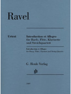 Maurice Ravel: Introduction et Allegro (noty harfu, příčnou flétnu, klarinet, smyčcový kvartet)