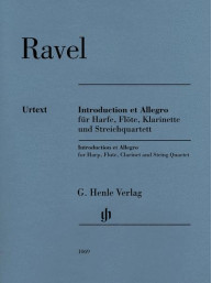 Maurice Ravel: Introduction et Allegro (noty harfu, příčnou flétnu, klarinet, smyčcový kvartet)