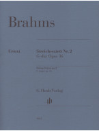 Johannes Brahms: String Sextet No. 2 in G major op. 36 (noty pro smyčcový sextet)