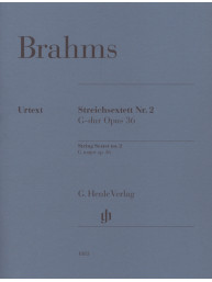 Johannes Brahms: String Sextet No. 2 in G major op. 36 (noty pro smyčcový sextet)