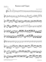 Johann Pachelbel: Canon And Gigue In D - Violin 3 Part (noty na housle)