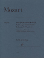 W.A. Mozart: String Quartets 1 (noty pro smyčcový kvartet)