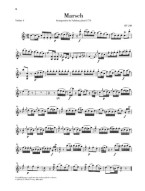 W.A. Mozart: March K. 248 · Divertimento K. 247 (noty na 2 lesní rohy, 2 housle, violu, basso continuo)