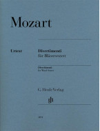 W.A. Mozart: Divertimenti For Wind Sextet (noty na 2 hoboje, 2 lesní rohy, 2 fagoty)