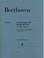 Beethoven: Parthia Op. 103 - Rondo WoO 25 For Wind Octet (noty na 2 lesní rohy, 2 hoboje, 2 klarinety, 2 fagoty)