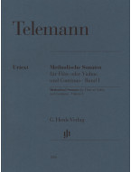 Georg Philipp Telemann: Methodical Sonatas 1 (noty na příčnou flétnu nebo housle, basso continuo)