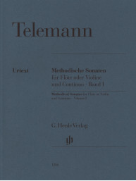 Georg Philipp Telemann: Methodical Sonatas 1 (noty na příčnou flétnu nebo housle, basso continuo)