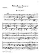 Georg Philipp Telemann: Methodical Sonatas 1 (noty na příčnou flétnu nebo housle, basso continuo)