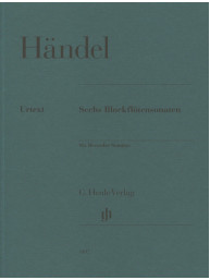 Georg Friedrich Händel: 6 Recorder Sonatas (noty na zobcovou flétnu, klavír)