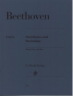 Beethoven: String Trios op. 3, 8 and 9 and String Duo WoO 32 (noty na housle, violu, violoncello)