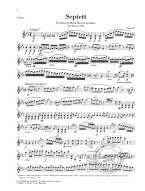 Beethoven: Septet In E Flat Op20 (noty na klarinet, fagot, lesní roh, smyčce)