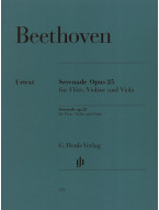 Beethoven: Serenade D major op. 25 (noty na příčnou flétnu, housle, violu)