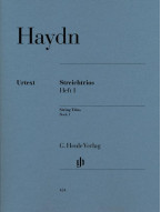 Joseph Haydn: String Trios, Volume I (noty na housle, violu, violoncello)
