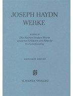 Joseph Haydn: Seven Last Words of Christ, Hob. XX/1B (noty pro orchestr)