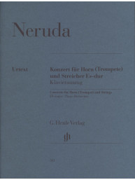 Johann Baptist Georg Neruda: Concerto for Horn (Trumpet) and Strings (noty na lesní roh nebo trubku, klavír)