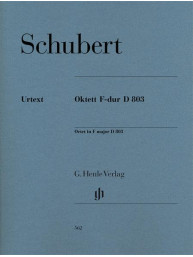 Franz Schubert: Octet In F major D 803 - Ensemble Parts (noty na klarinet, fagot, lesní roh, smyčce)
