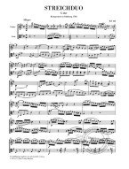 W.A. Mozart: String Duos K423, 424 (noty na housle, violu)