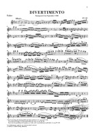 W.A. Mozart: Divertimento K. 563 / Fragment K. Anh. 66 (noty na housle, violu, violoncello)