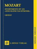 W.A. Mozart: Divertimento 'Eine Kleine Nachtmusik' K.525 - Study Score (noty pro smyčcový kvartet)