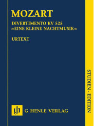 W.A. Mozart: Divertimento 'Eine Kleine Nachtmusik' K.525 - Study Score (noty pro smyčcový kvartet)