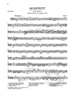 W.A. Mozart: Clarinet Quintet in A Major K. 581 and Fragment K. Anh. 91 (516c) (noty pro smyčcový kvartet, klarinet)