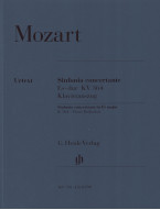 W.A. Mozart: Sinfonia Concertante E Flat KV.364 (noty na housle, violu, klavír)