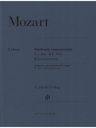 W.A. Mozart: Sinfonia Concertante E Flat KV.364 (noty na housle, violu, klavír)