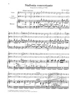 W.A. Mozart: Sinfonia Concertante E Flat KV.364 (noty na housle, violu, klavír)