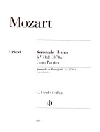 W.A. Mozart: Serenade In B Flat K.361 - Gran Partita (noty na hoboj, klarinet, basetový a lesní roh, fagot, kontrabas)