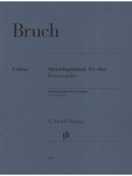 Max Bruch: String Quintet in E-flat Major (noty pro smyčcový kvartet, violu)