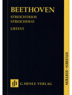 Beethoven: String Trios and String Duos - Study Score (noty na housle, violu, violoncello)