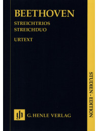 Beethoven: String Trios and String Duos - Study Score (noty na housle, violu, violoncello)