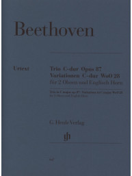 Beethoven: Trio In C Op.87/Variations In C WoO 28 (noty na hoboj, anglický roh)