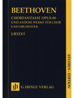 Beethoven: Choral Fantasy In C Minor Op. 80 - Study Score (noty na pro orchestr, pěvecký sbor)