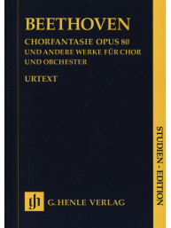 Beethoven: Choral Fantasy In C Minor Op. 80 - Study Score (noty na pro orchestr, pěvecký sbor)