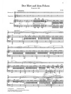 Franz Schubert: The Shepherd On The Rock (noty na zpěv, klarinet, klavír)