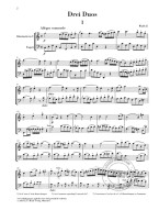 Beethoven: 3 Duos for Clarinet and Bassoon WoO.27 (noty na klarinet, fagot)