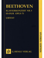 Beethoven: Piano Concerto no. 5 E flat major op. 73 - Study Score (noty pro orchestr, klavír)