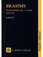 Johannes Brahms: Symphony No. 3 in F Major Op. 90 - Study Score (noty pro orchestr)