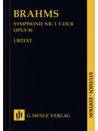 Johannes Brahms: Symphony No. 3 in F Major Op. 90 - Study Score (noty pro orchestr)
