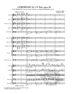Johannes Brahms: Symphony No. 3 in F Major Op. 90 - Study Score (noty pro orchestr)
