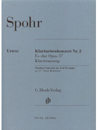 Louis Spohr: Clarinet Concerto No. 2 In E Flat Major Op. 57 (noty na klarinet, klavír)