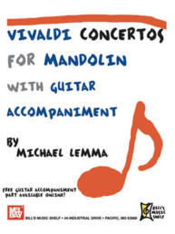 Vivaldi Concertos For Mandolin (noty na mandolínu, kytaru)